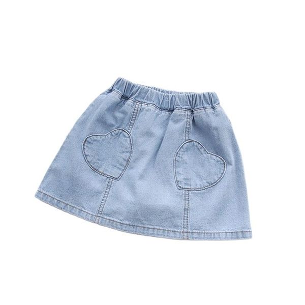 

girls' skirts spring and summer baby denim skirt korean version p4690 210622, Blue