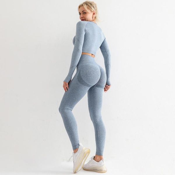 

yoga outfit sportswear women's tracksuits 2021 sports sport clothes for women two pieces leggings set gym seamless fitness suit