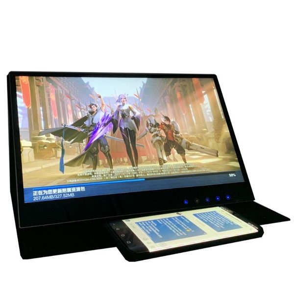 

17.3 inch touch screen 4k lapportable gaming monitor with battery monitors