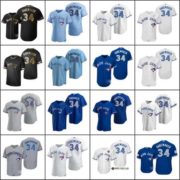 

toronto blue jays men 34 matt shoemaker women youthjersey, Black;red