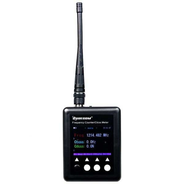 

walkie talkie surecom digital radio tester 27mhz-3000mhz decoder portable frequency counter for sf-401 plus ctcss cdcss meter