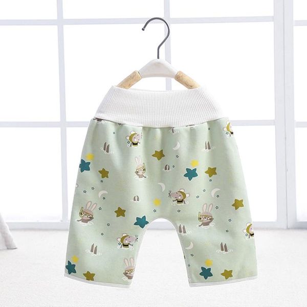 

cloth diapers 2 in 1 comfy children baby diaper skirt shorts pure cotton anti bed-wetting waterproof absorbent washable training dropship