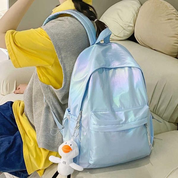 

backpack oxford coated female dwaterproof water bag back dazzling teen