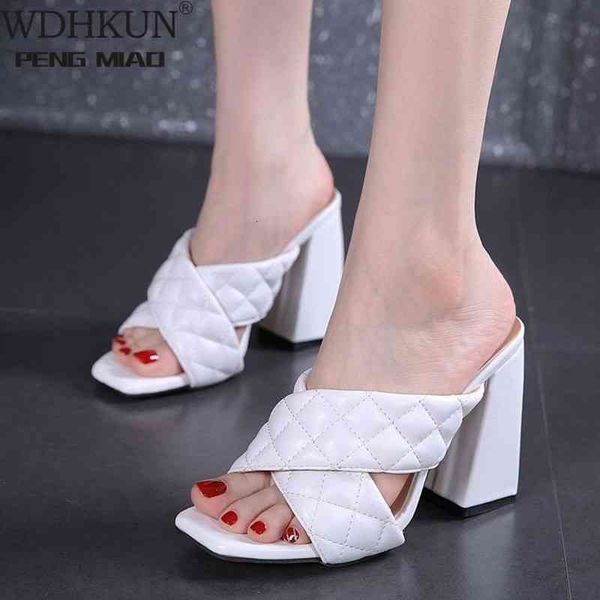 

slippers wdhkun 2021 women's sandals woman heels ladies slip on outdoor beach shoes women casual comfort female summer fashio 242p, Black
