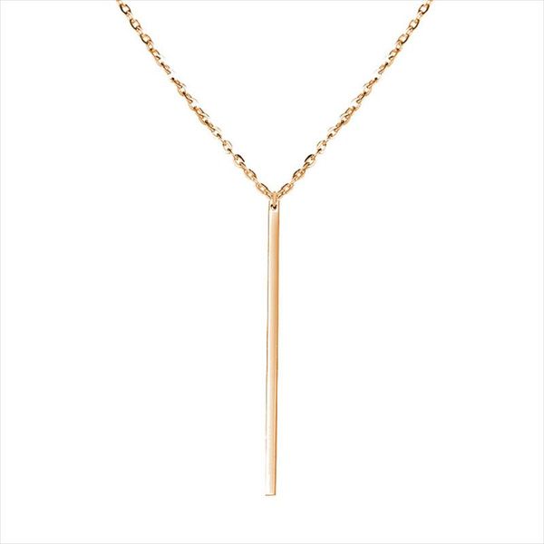 

chokers vertical bar pendant sweater chain necklace for women girls silver color chunky choker necklaces boho fashion jewelry gift, Golden;silver