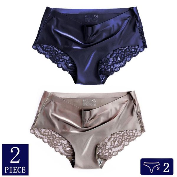 

women's panties 1/2pcs/lot women underwear seamless cotton breathable briefs lingerie fashion, Black;pink