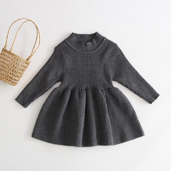 

girl's dresses fashion children casual dress autumn winter toddler baby girls long sleeve ruffles princess kids corduroy pleated, Red;yellow