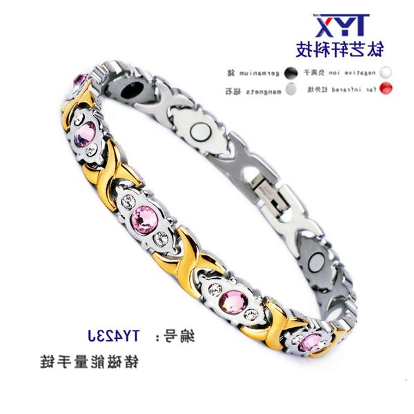 

hand catenary ty423 stainless bracelet titanium steel jewelry korean couple bracelet, Black