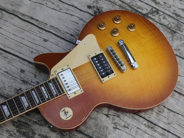 

relic nitro finish quality electric guitar, 1 pc body&neck