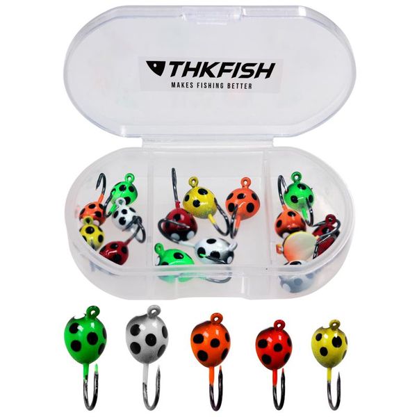 

0.6g-1.4g winter ice fishing lure mini beetle head hook jigging hooks for