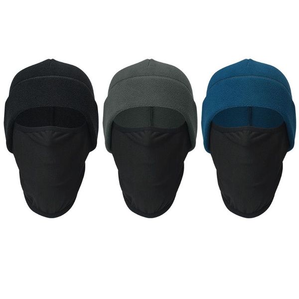 

cycling caps & masks solid cap windproof ear protection winter outdoor mtb road bicycle bike riding running sports ski warme hat, Black