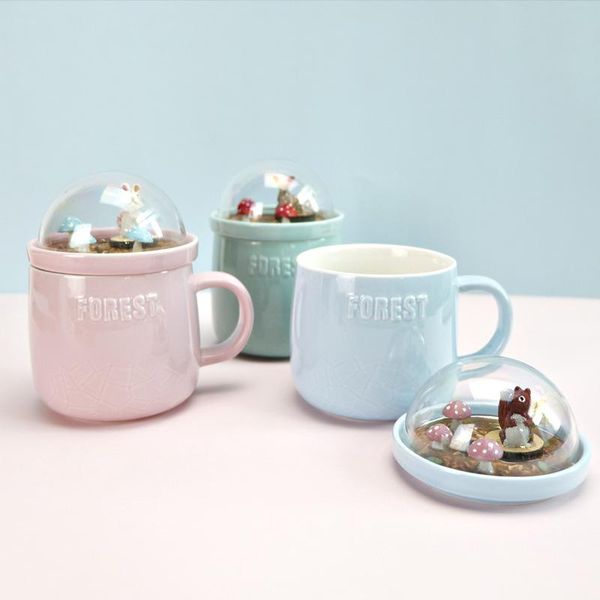 

mugs milk office lovely potted plant cup coffee mug large capacity 400ml creative drinkware tea cups novelty gifts