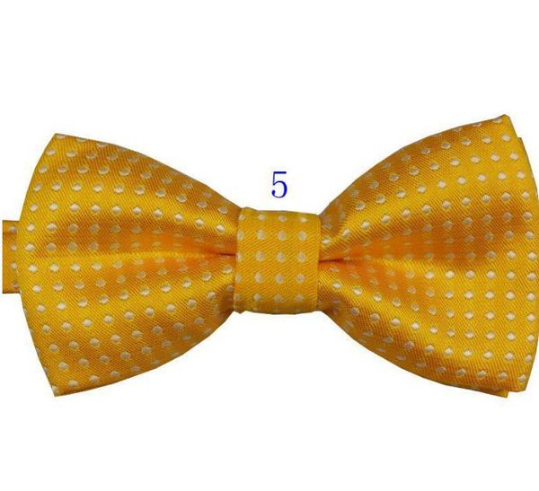 

2021 dots children bow ties boys girls shirt tie baby christmas wear kids ties many colors child formal wear, Red;brown