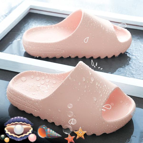 

slipper 2021 four season girls boys baby indoor slippers mini beach slides sandals flat pool water shoes eva home for kids toddler, Black;grey