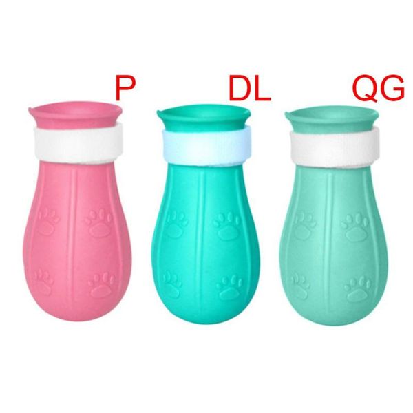 

cat costumes pet feeding , injection, bathing, scratch-proof silicone foot cover 4pcs