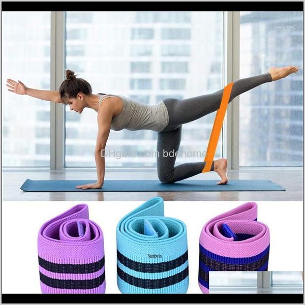 

equipments supplies sports & outdoors drop delivery 2021 yoga resistance bands stretching rubber loop indoor outdoor exercise sport strength