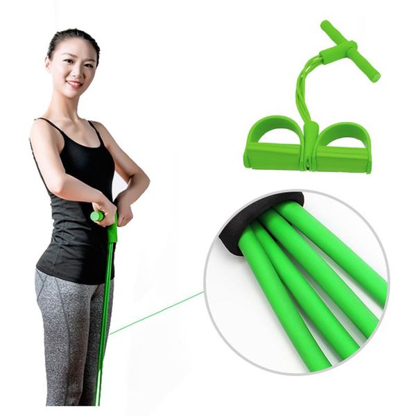 

tubes resistance bands elastic latex pedal exerciser women men sit pull rope pilates yoga exercise equipment workout