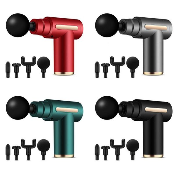 

full body massager high frequency massage gun lcd electric muscle relaxation device with portable bag therapy for fitness