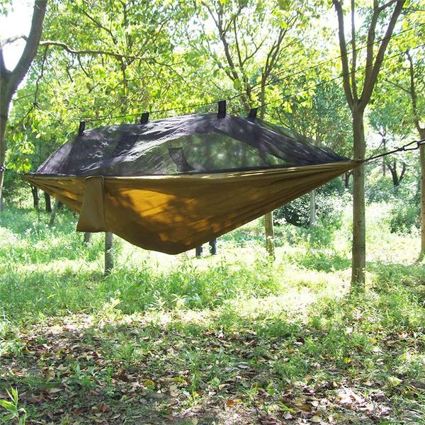 

outdoor hammock tent camping mosquito net anti gauze parachute nylon military garden swing sleeping bags