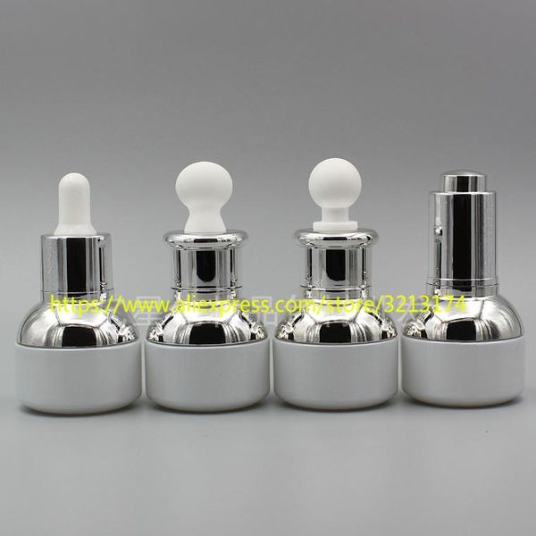 

storage bottles & jars wholesale 20ml white glass bottle. essential oil fragrance lotion hand wash shampoo moisturizer facial water cosmetic