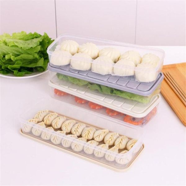

storage bottles & jars refrigerator food container egg fish dumpling box keep eggs fresh organizer non-divided kitchen containers4