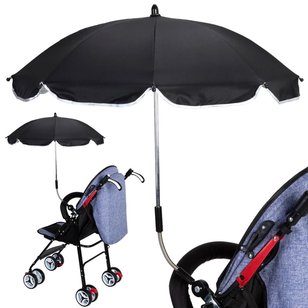 

1pcs detachable baby stroller umbrella adjustable pram cover uv rays sun shade parasol rain protecter outdoor tool parts & accessories