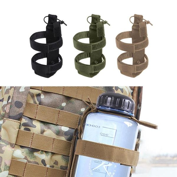 

stuff sacks outdoors water bottle pouch tactical kettle waist shoulder bag for military climbing camping hiking bags durable