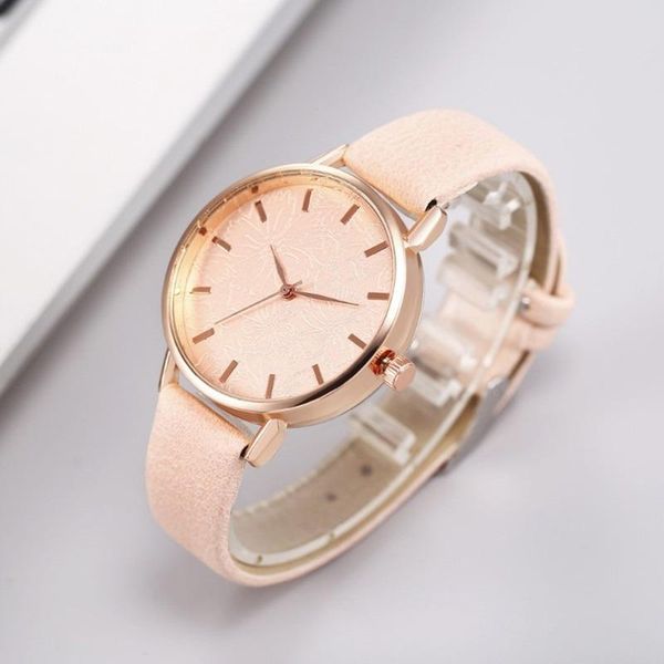 

wristwatches student watch fashion creative embossed flowers quartz wrist luxury female stainless steel relogio feminino, Slivery;brown