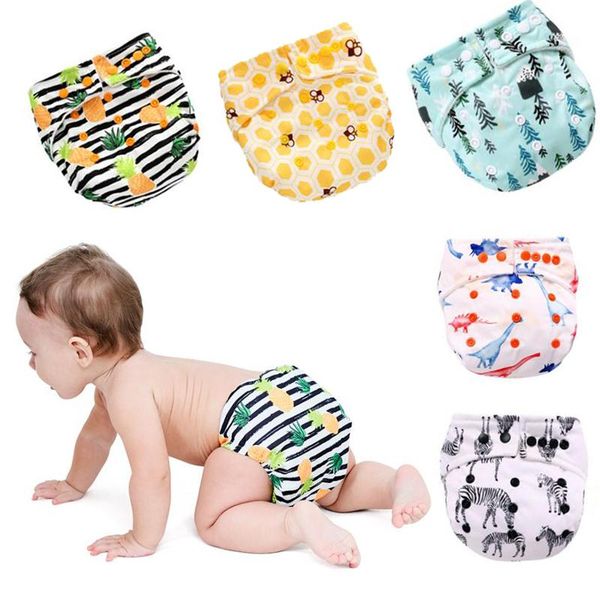 

reusable cloth diaper born adjustable nappy washable waterproof breathable training pants changing diapers