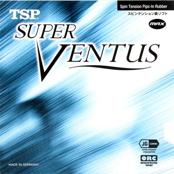 

table tennis raquets tsp super ventus rubber (spin tension, made in germany) pips-in original pong sponge 20511