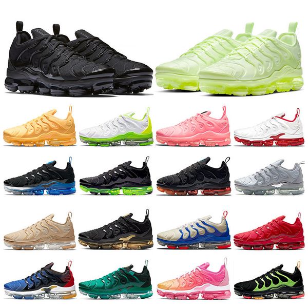

man women shoes plus tn orange bubblegum white volt black game royal metallic gold triple red linen detailed men trainers outdoor sports sne