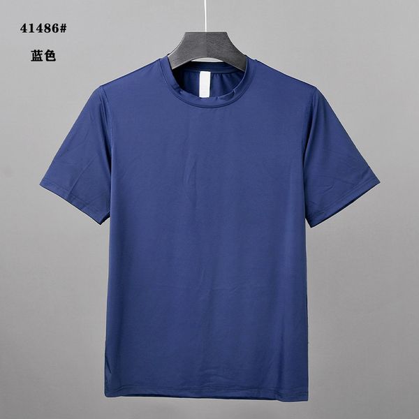 

luxury women's tracksuits yoga cloth men's t-shirt running fitns sportswear elastic slim fit casual sweat absorbing breathable sho, Gray