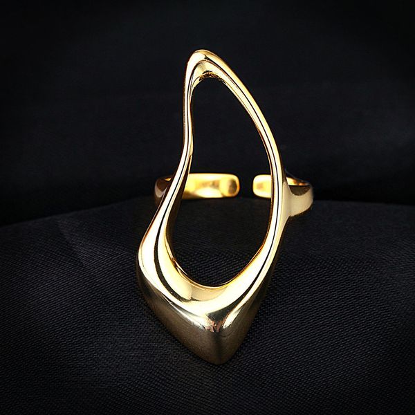 

ring 925 sterling silver cool ins style simple punk minority design women's