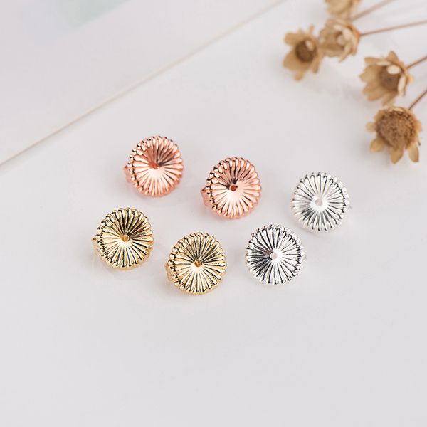 

daisy shaped earring back stud lifters adjustable earrings lifts ear, White