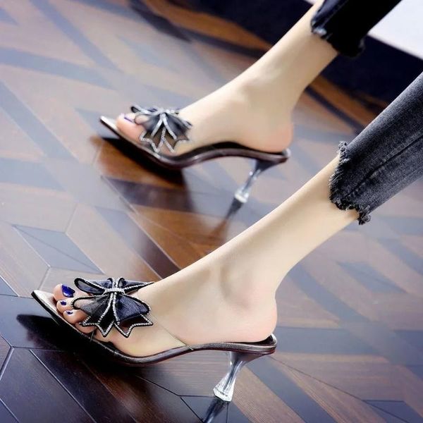 

slippers outdoor korean version 2021 summer sandalias women shoes slides for women's sandals, Black