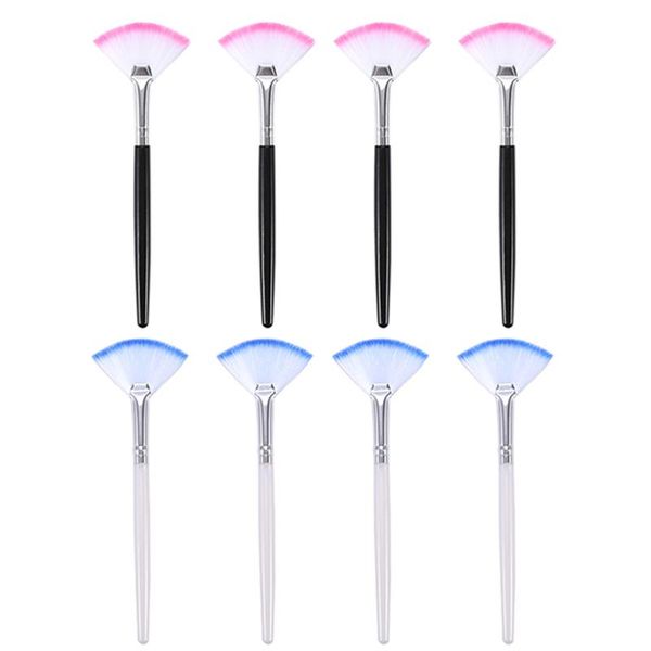 

eyelash curler 8pcs fan-shaped brushes household makeup facial mask applicators