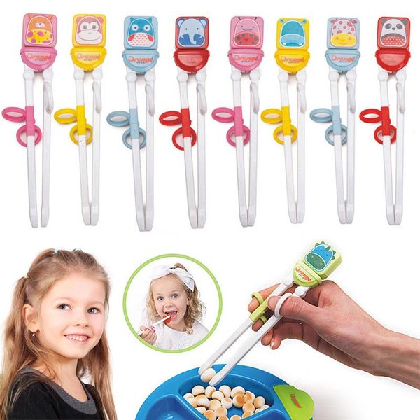 

pair learning training chopsticks for kids children chinese chopstick baby eating practice kitchen tools