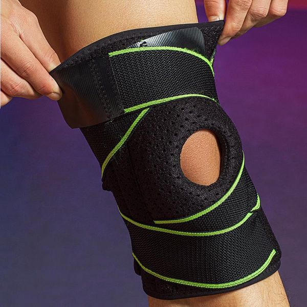 

elbow & knee pads brace support with strap for protection pain relief compression sleeve wrap running sports drop, Black;gray