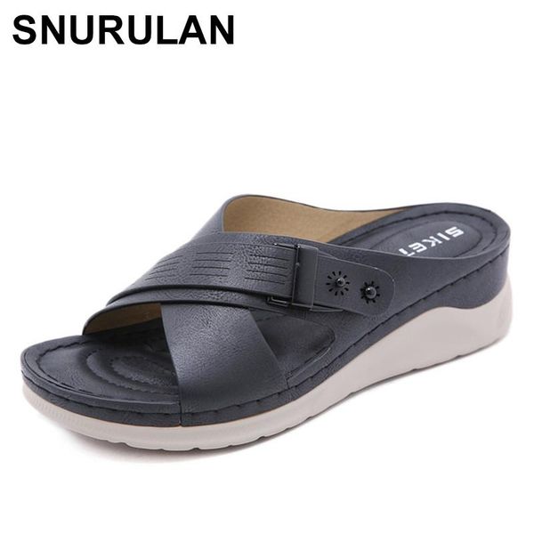 

slippers snurulan women's sewing thread non-slip slides solid color summer shoes women beach flip flops female sandals lady casualslipp, Black