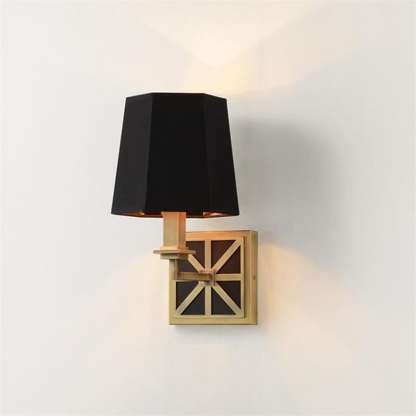 

wall lamp american retro corridor lamps villa living room staircase aisle balcony study bedroom bedside art decor lights