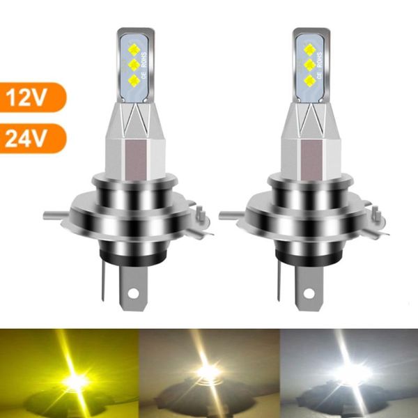 

car headlights muxall led mini turbo h7 80w 16000lm light bulbs automobiles 6000k parking 12v 24v motocycle motor moto bike lamp