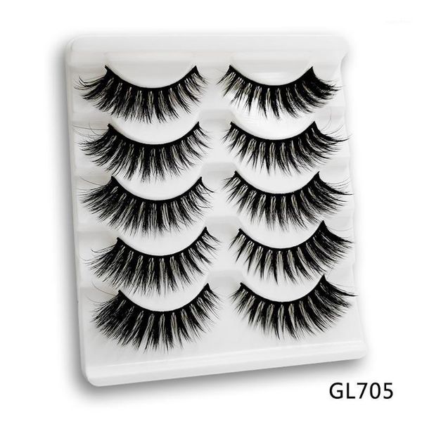 

pairs of 6d artificial mink false eyelashes natural thick long handmade eyelash makeup tool1