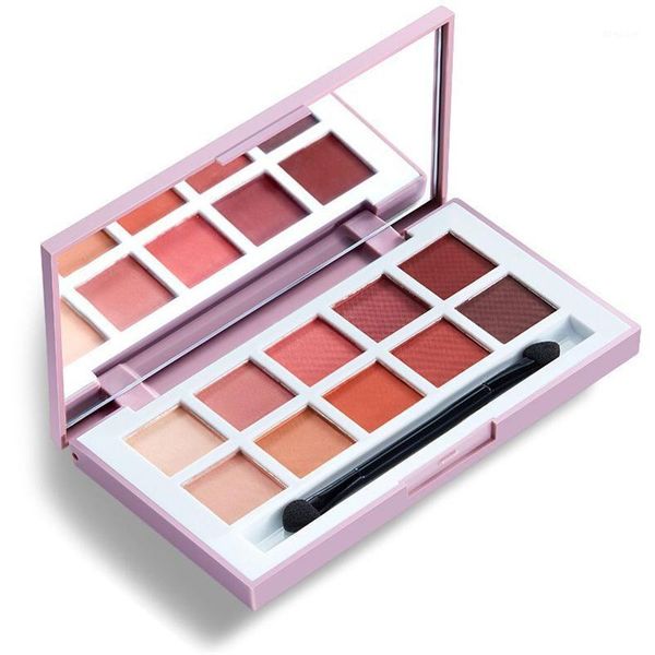 

color eye shadow palette matte pearly shimmer glitter professional eyeshadow compact makeup pallet with mirror brush cosmetic1