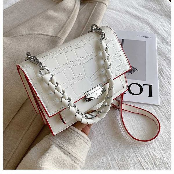 

classic flower hbp crossbody bag hands purses designer new design woman quality texture fashion shoulder bag chain stone pattern