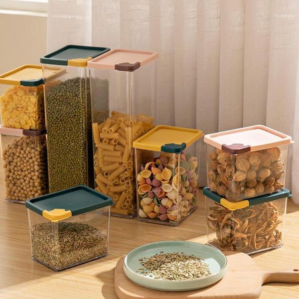 

storage bottles & jars tank keep fresh durable with scale food sealed