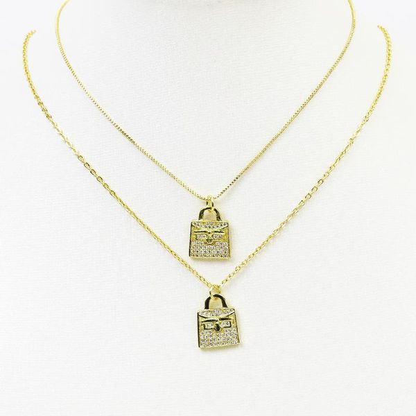 

pendant necklaces 10 pcs handbag necklace fashion jewelry 7474, Silver