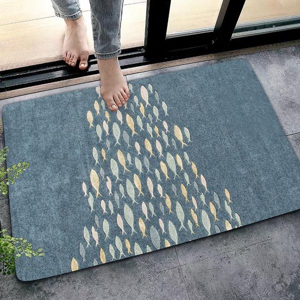 

home entrance door mat absorbent floor mats non-slip simple modern hall carpet carpets
