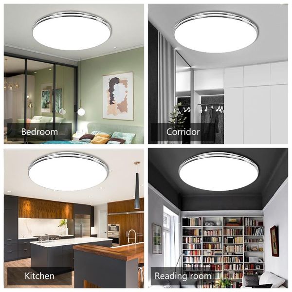 

ceiling lights led panel lamp light 72w 36w 24w 18w 12w down surface mounted ac 220v modern for home lighting