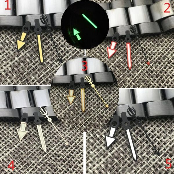 

repair tools & kits arrival nh35 nh36 model watch hands spare parts for 7s26 4r35 7009 green lume gold/silver/black/yellow