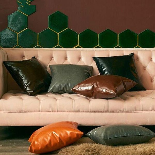 

cushion/decorative pillow 5 colors cushion cover pillowcase solid color case cojines decor sofa throw pillows room decorative